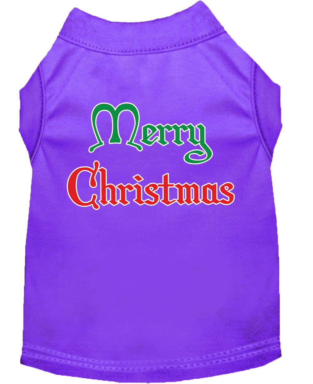 Christmas Pet Shirt, "Merry Christmas"