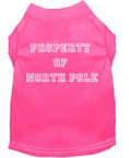 Load image into Gallery viewer, Christmas Pet Shirt, "Property Of North Pole"
