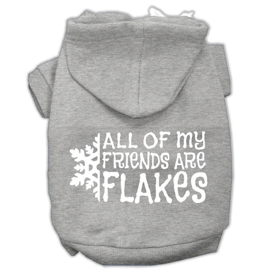 Christmas Pet Hoodie "All Of My Friends Are Flakes"