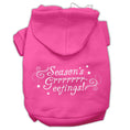 Load image into Gallery viewer, Christmas Pet Hoodie Screen Printed, "Season's Greetings"
