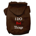 Load image into Gallery viewer, Pet Hoodie "I Do Bad Things"
