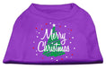 Load image into Gallery viewer, Christmas Screenprinted Dog Shirt, "Scribble Merry Christmas"
