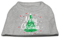 Load image into Gallery viewer, Christmas Screenprinted Dog Shirt, "Scribble Merry Christmas"
