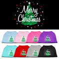 Load image into Gallery viewer, Christmas Screenprinted Dog Shirt, "Scribble Merry Christmas"
