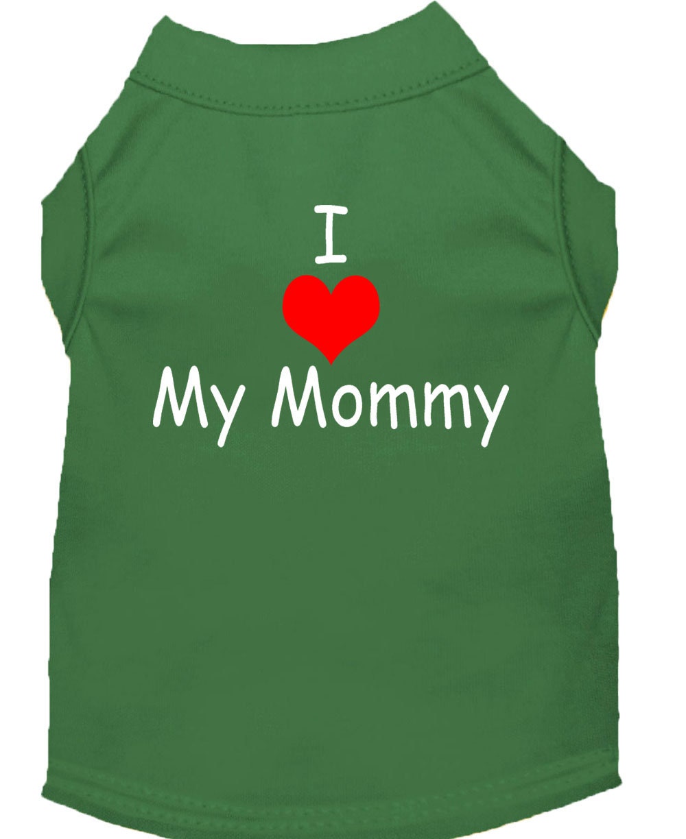 Pet Shirt "I Love My Mommy"