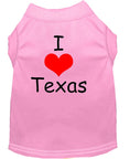 Load image into Gallery viewer, Pet Dog & Cat Shirt Screen Printed, "I Love Texas"
