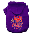 Load image into Gallery viewer, Christmas Pet Hoodie Screen Printed, "Santa Stop Here, We Have Cookies"
