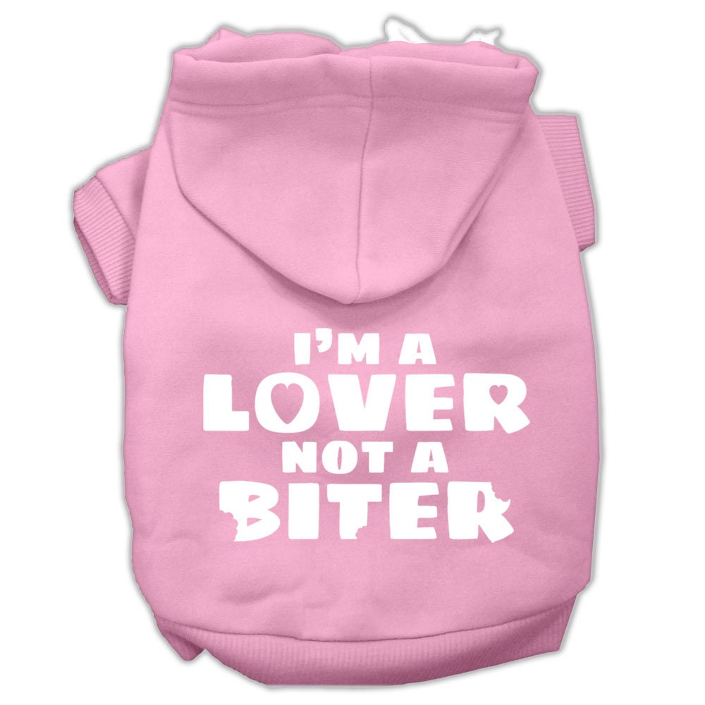 Pet Hoodie "I'm A Lover, Not A Biter"
