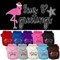 Load image into Gallery viewer, Christmas Pet Hoodie Screen Printed, "Seas & Greetings"
