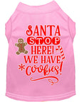 Load image into Gallery viewer, Christmas Pet Dog & Cat Shirt Screen Printed, "Santa, We Have Cookies"
