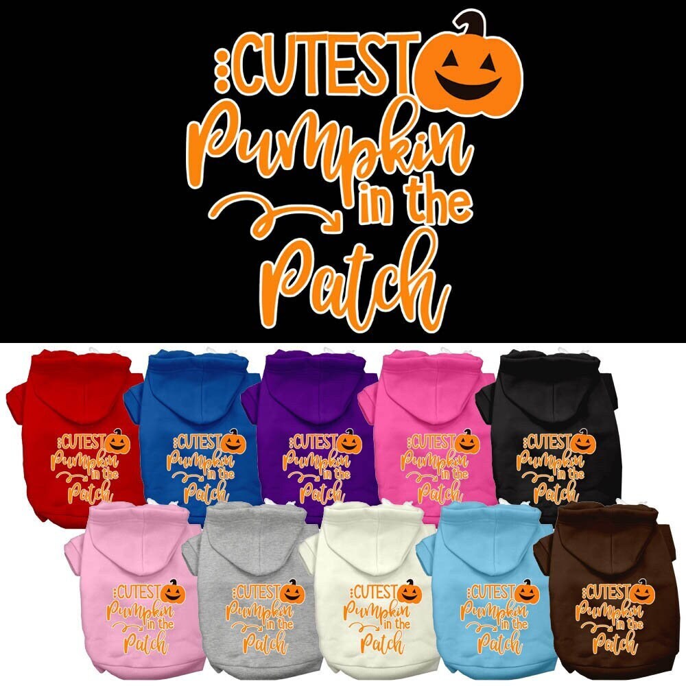 Halloween Pet Hoodie "Cutest Pumpkin In The Patch"
