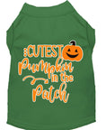 Load image into Gallery viewer, Halloween Pet Dog & Cat Shirt Screen Printed, "Cutest Pumpkin In The Patch"
