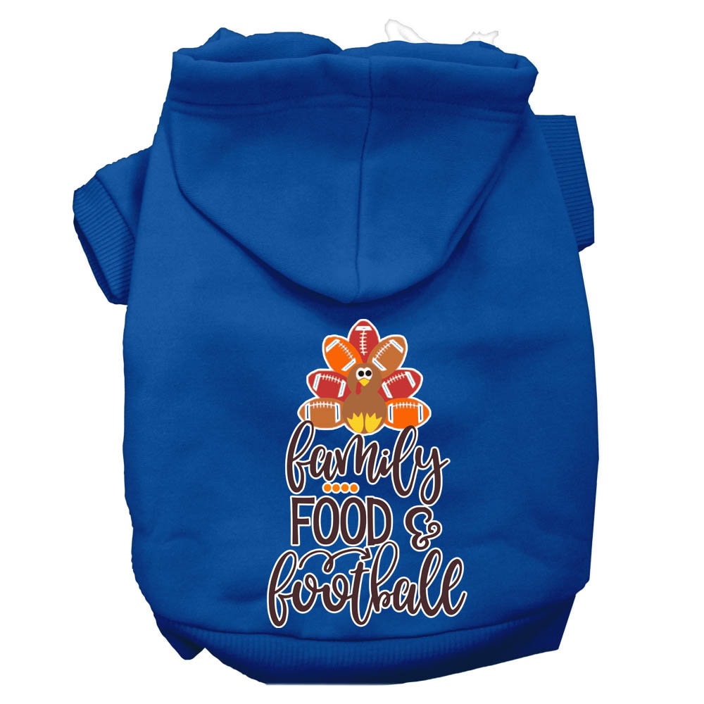 Pet Hoodie "Family, Food, & Football"