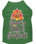 Load image into Gallery viewer, Pet Dog and Cat Shirt Screen Printed, "Family, Food & Football"
