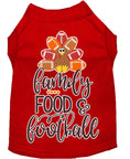 Load image into Gallery viewer, Pet Dog and Cat Shirt Screen Printed, "Family, Food & Football"
