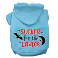 Load image into Gallery viewer, Halloween Pet Hoodie Screen Printed, "Sucker For The Ladies"
