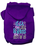 Load image into Gallery viewer, Pet Hoodie "Elsa, The Cold Bothers Us"
