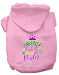 Load image into Gallery viewer, Pet Dog & Cat Hoodie Screen Printed, "Laissez Les Bons Temps Rouler"
