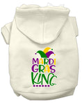 Load image into Gallery viewer, Pet Dog & Cat Hoodie Screen Printed, "Mardi Gras King"
