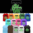 Load image into Gallery viewer, Pet Dog & Cat Shirt Screen Printed, "So Franken Cute"
