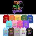 Load image into Gallery viewer, Halloween Pet Dog & Cat Shirt, "Too Cute To Spook - Girly Ghost"
