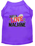 Load image into Gallery viewer, Pet Dog & Cat Shirt Screen Printed, "Just A Love Machine"
