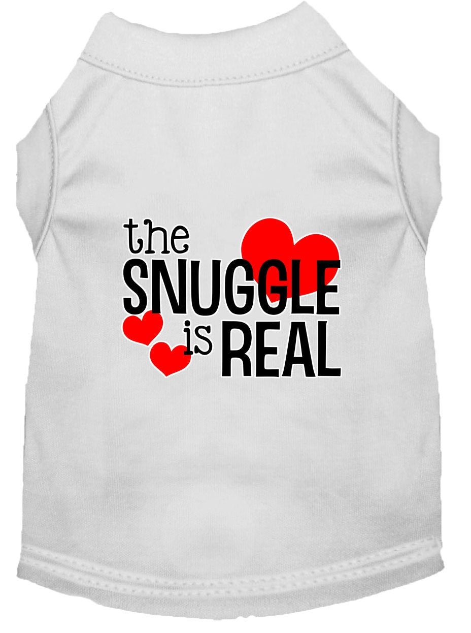 Pet Shirt "The Snuggle Is Real"