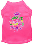 Load image into Gallery viewer, Pet Dog & Cat Shirt Screen Printed, "Laissez Les Bons Temps Rouler"
