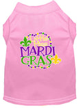 Load image into Gallery viewer, Pet Dog & Cat Shirt Screen Printed, "Little Miss Mardi Gras"
