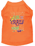 Load image into Gallery viewer, Mardi Gras Pet Shirt, "We Don't Hide the Crazy, We Parade It"
