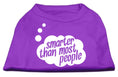 Load image into Gallery viewer, Pet Dog & Cat Shirt Screen Printed, "Smarter Than Most People"

