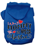Load image into Gallery viewer, Pet Hoodie "Mommy Is My Bestie"
