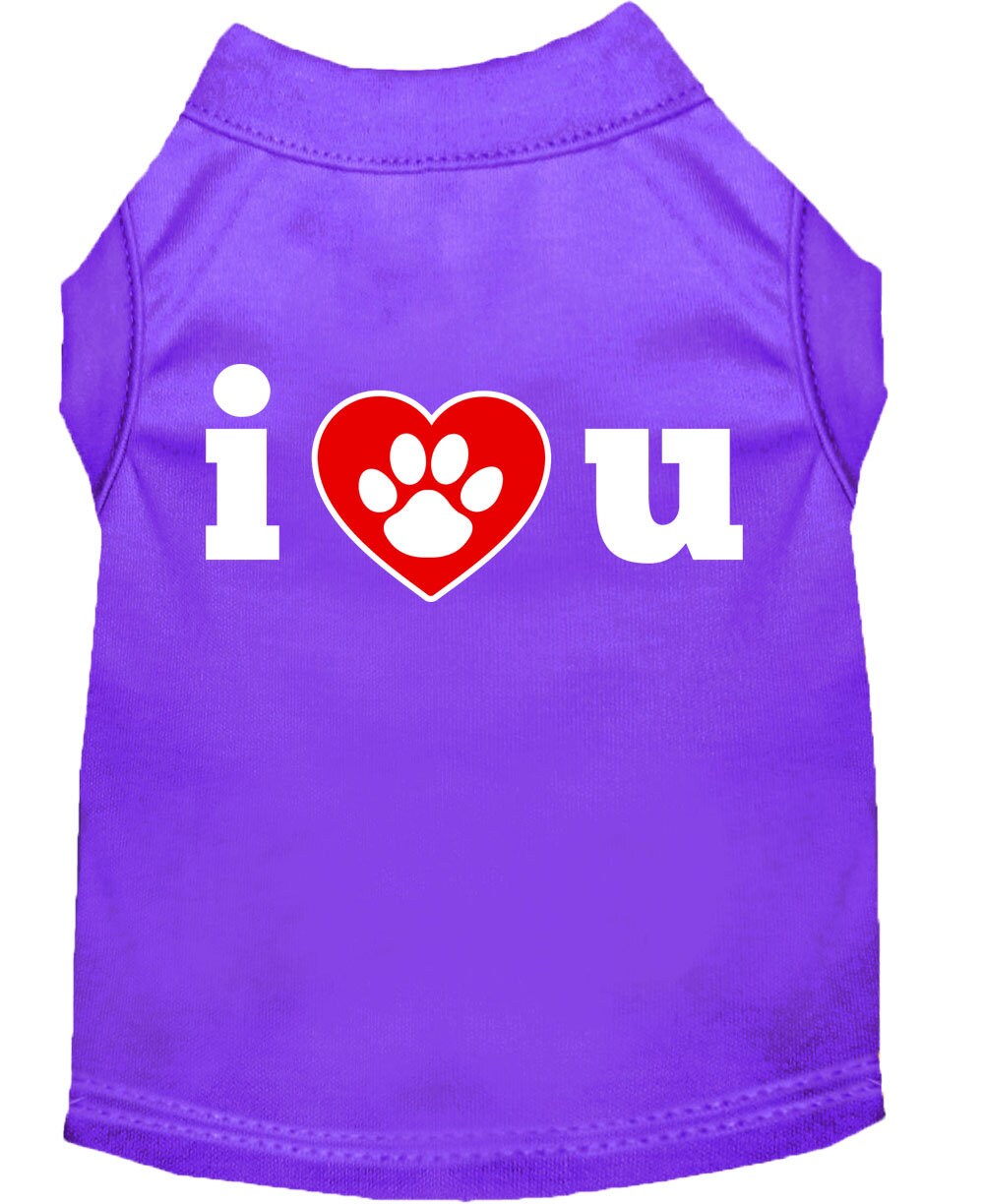 Pet Shirt "I Love You"
