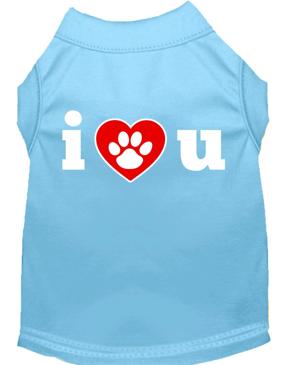 Pet Shirt "I Love You"