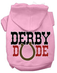 Load image into Gallery viewer, Pet, Dog & Cat Hoodie Screen Printed, "Derby Dude"
