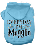 Load image into Gallery viewer, Pet Hoodie "Everyday I'm Mugglin"
