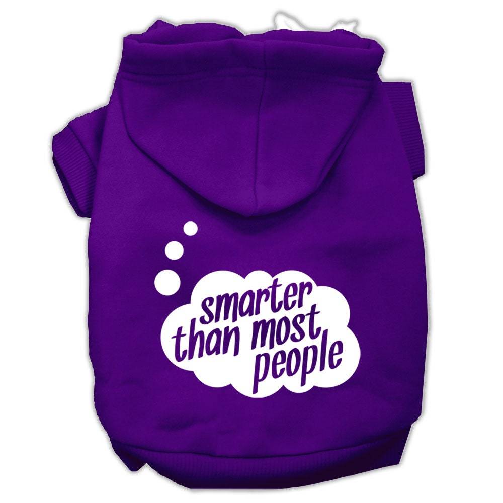 Pet Hoodie "Smarter Than Most People"