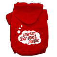 Load image into Gallery viewer, Pet Hoodie "Smarter Than Most People"
