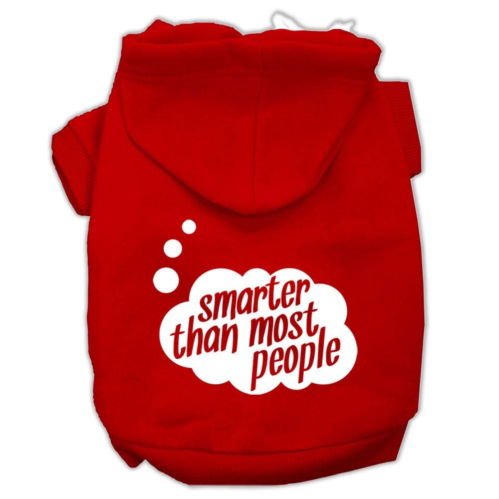 Pet Hoodie "Smarter Than Most People"