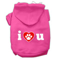 Load image into Gallery viewer, Pet Hoodie "I Love U"
