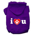Load image into Gallery viewer, Pet Hoodie "I Love U"
