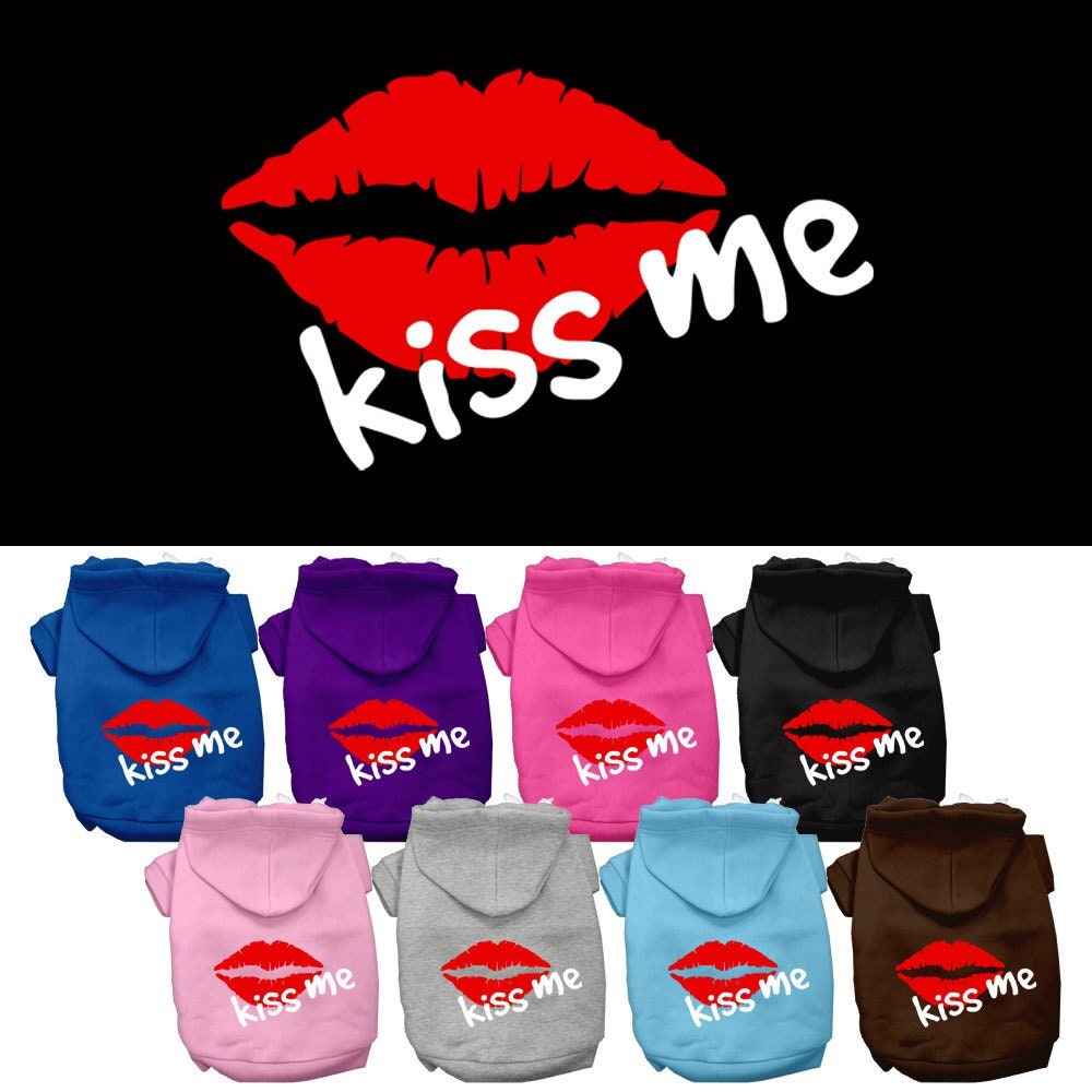 Pet Hoodie "Kiss Me"