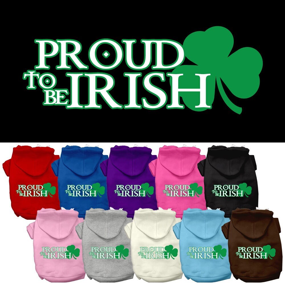 Pet Hoodie "Proud To Be Irish"