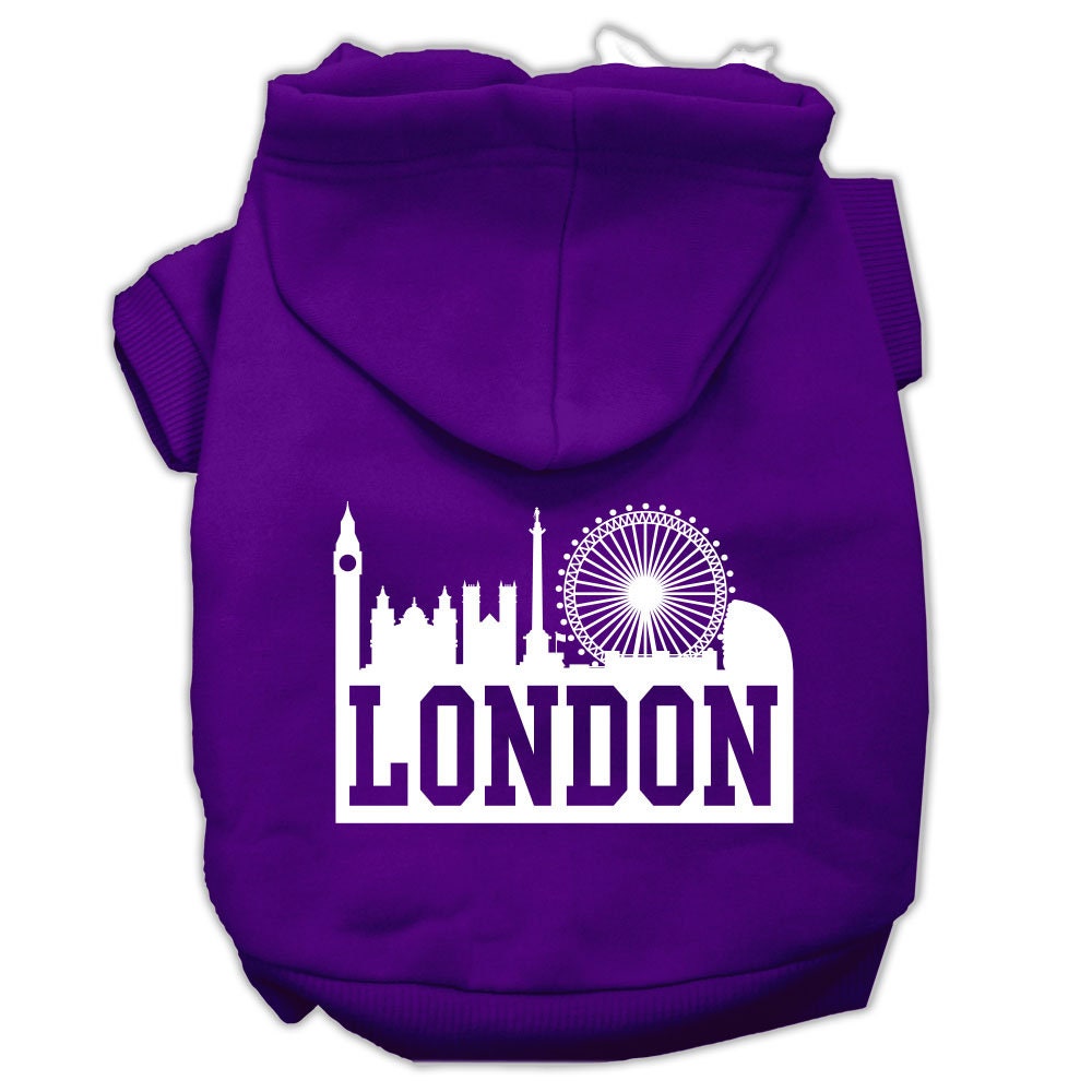 Pet Hoodie "London Skyline"
