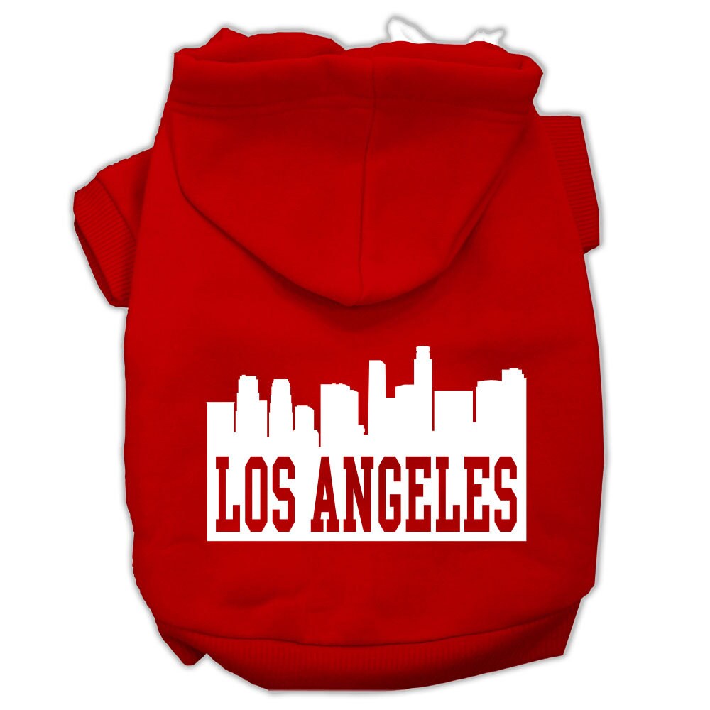 Pet Hoodie "Los Angeles Skyline"