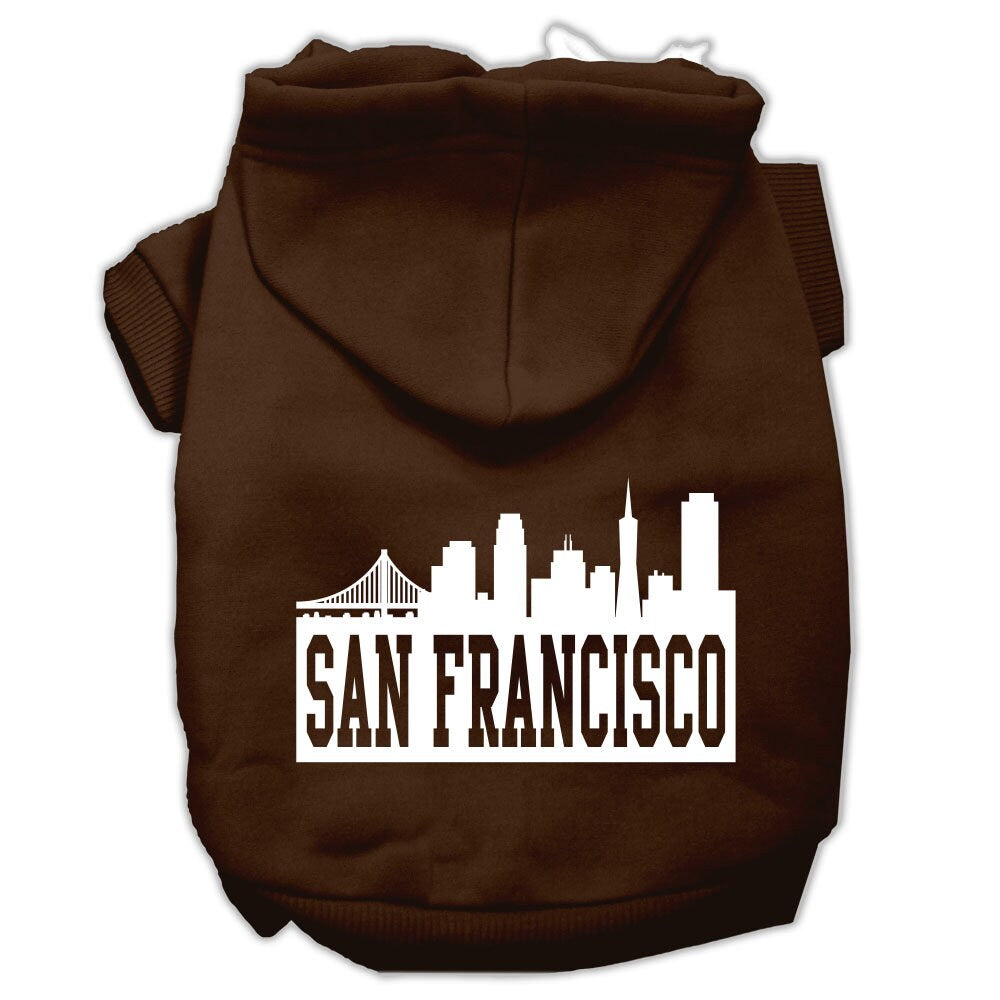 Pet Hoodie "San Francisco Skyline"