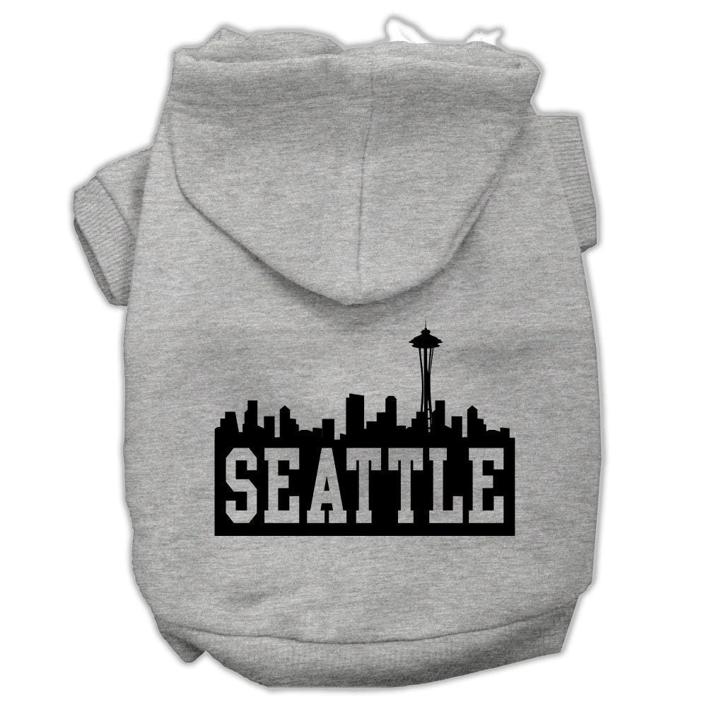 Pet Hoodie "Seattle Skyline"