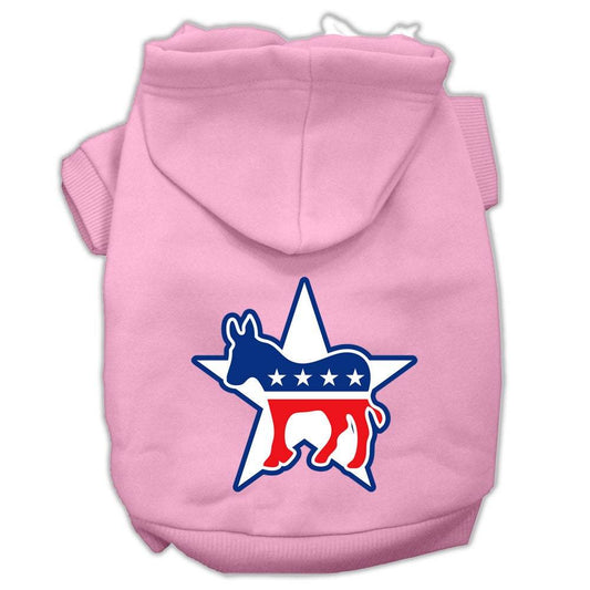 Pet Hoodie Screen Printed, "Democrat"