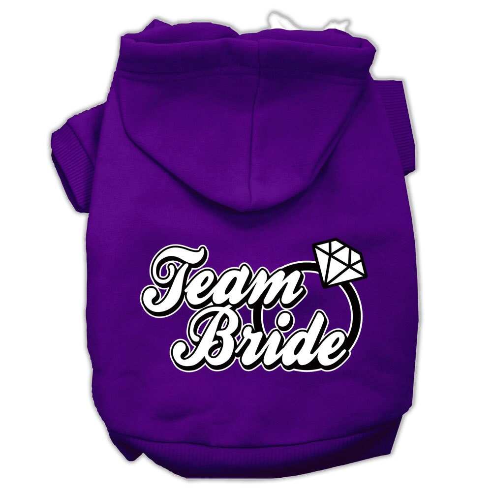 Pet Hoodie "Team Bride"