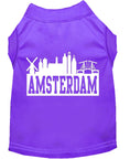 Load image into Gallery viewer, Pet Dog & Cat Shirt Screen Printed, "Amsterdam Skyline"
